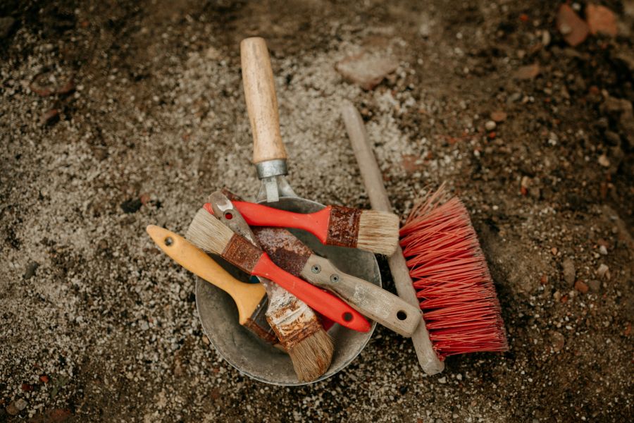 Archaeological sites Tools used by archaeologists in their work. 