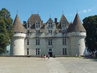 Castle Bordeaux Château of Monbazillac, near Bordeaux, in France 