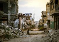 Syria film Houses and streets in Syria
War knows no stone or man 