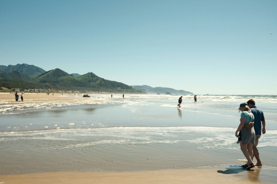 Beach Coast Cannon Beach Line usa,cannon beach,or