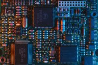 Semiconductors industry PCB circuit board of electronic device 