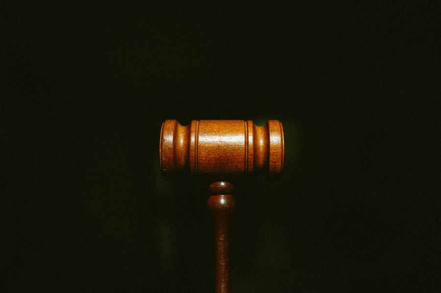 Court A wooden gavel.