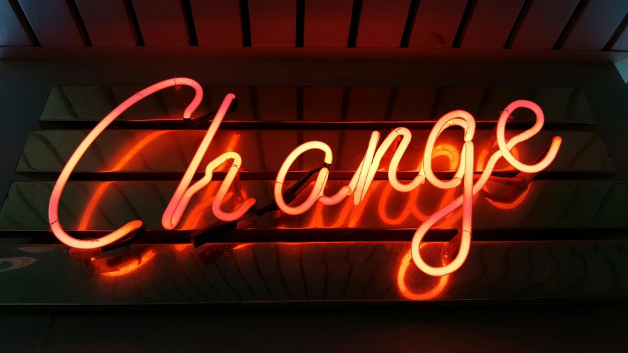 Career change The most powerful word in the world pops up everywhere. Ironically, this is on Sandown Pier on the Isle of Wight (UK) — a place that has not changed for 30 years. 