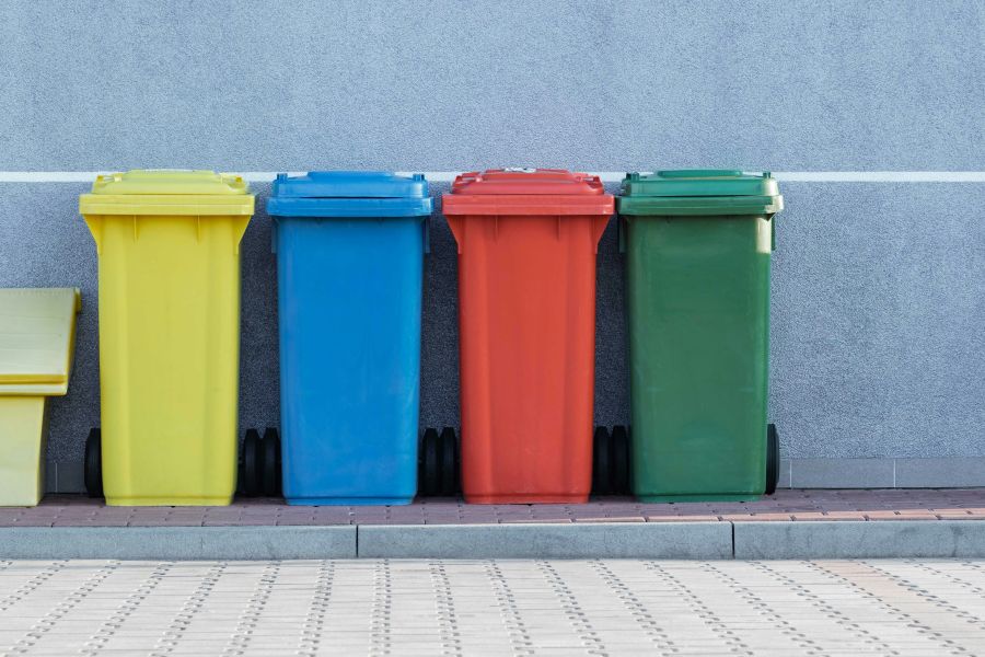 Waste management Another situation on some random gas station. This time the security wasn’t bothered by someone photographing the place ;) compost,green,rainbow