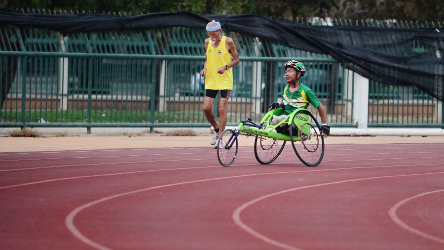 Handicap They move no matter how they are thailand,khon kaen,person