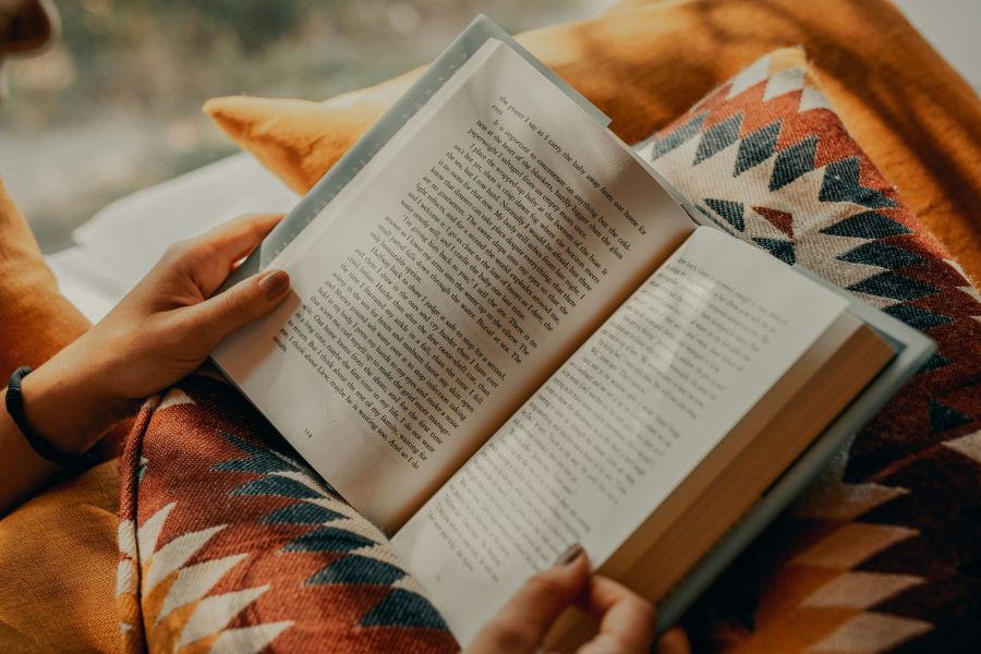 Reading Benefits Nothing like a good book (IG: @clay.banks) 
