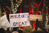 Immigration protest Immigrants make America Great protest,seattle,united states