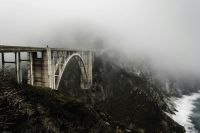 Cloudy Weather Desolate Bridge mist,cloudy weather,dense