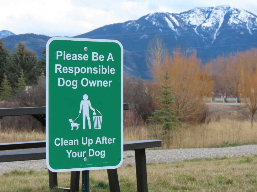 Dog waste Clean up after your Dog sign usa,swan valley,id