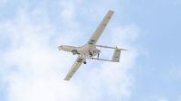 Drone Military Bayraktar TB2 Unmanned Aerial Vehicle. 