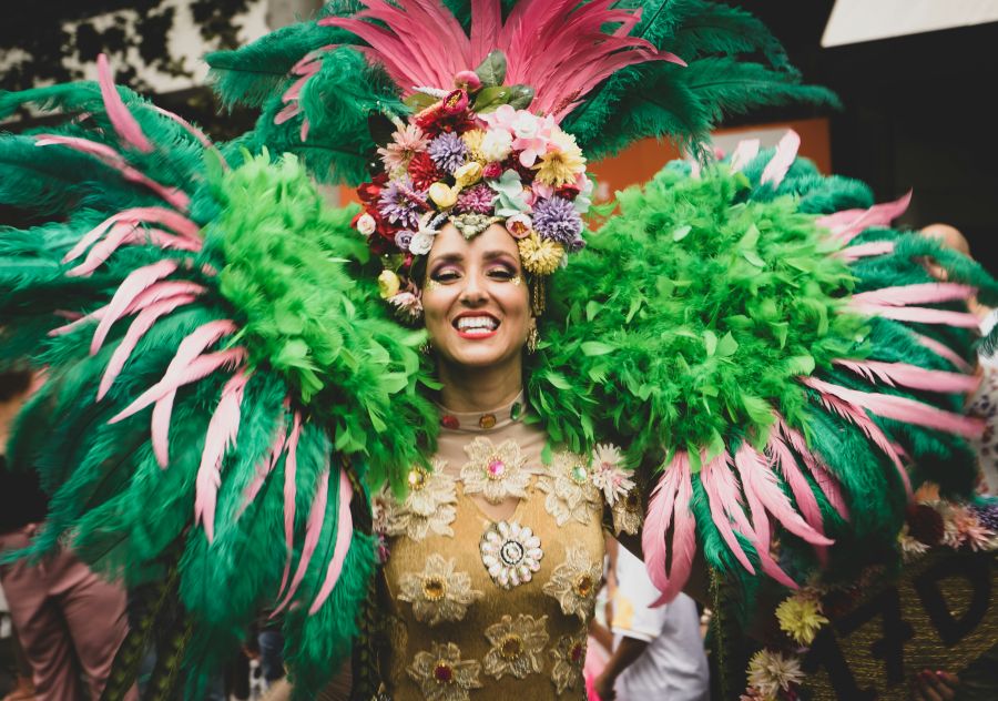 carnival Festival lady 