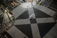 pedestrian accident GINZA ginza,japan,traffic