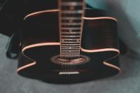 Activities Events Acoustic guitar in the office room. jakarta,indonesia,closed