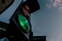 Traffic control  traffic light,hamburg,yellow