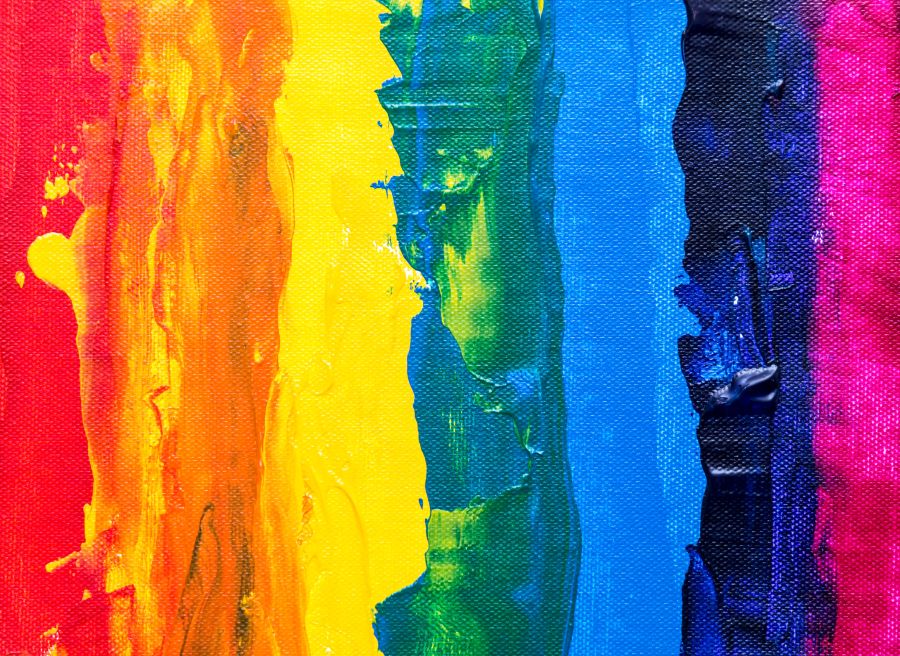 LGBTQ For prints and original paintings: www.artbystevej.com rainbow,pride,texture