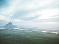 Mont Lachens  france,mont saint-michel,coast