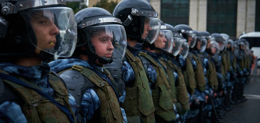 Arrested detained Photograph: Valery Tenevoy / https://plagness.com / August 10, 2019 detentions,sakharov avenue,protests in russia