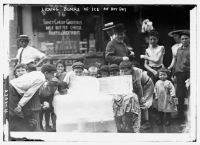 Heat wave Licking blocks of ice on hot day. Circa 1910 by Bain News Service, publisher. https://www.loc.gov/resource/ggbain.09814/ ice block,historical,heat wave