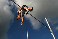 pole vault Keywords: Sport. atletics, pole-jumping
Photo message: The skye is the limit, Aim high 