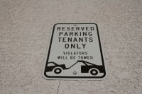 Tenant reserved parking only sign,grey,texture