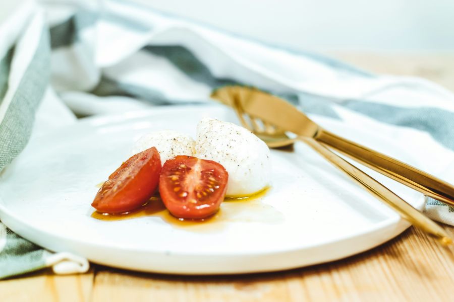 Tomato mozzarella Clean food photography food,mainz,germany