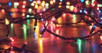 Christmas lights  lights,holiday,bokeh