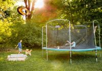 Trampoline  trampoline,backyard,summer