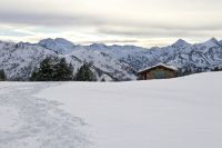 Mountain refuge  mountain,snow,cabin