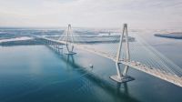 Bridge I shot this on a DJI Mavic Pro and edited in VSCO. This is one of my favorite architectural structures in Charleston, SC. This shot gives great perspective for how large the bridge actually is. I shot this at approximately 4:00p and the weather was overcast. 