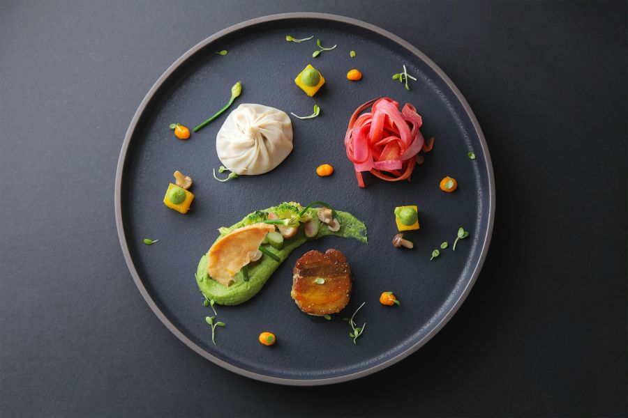 science gastronomy ‘Spring Dumpling’ by the French chef Laura Le Sort 