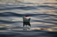 Childhood Paper boat 