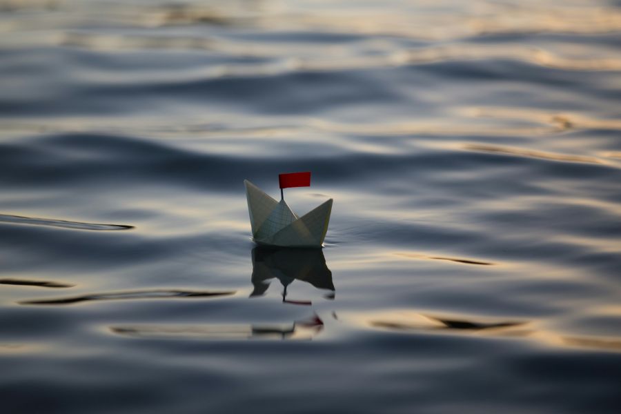 Childhood Paper boat