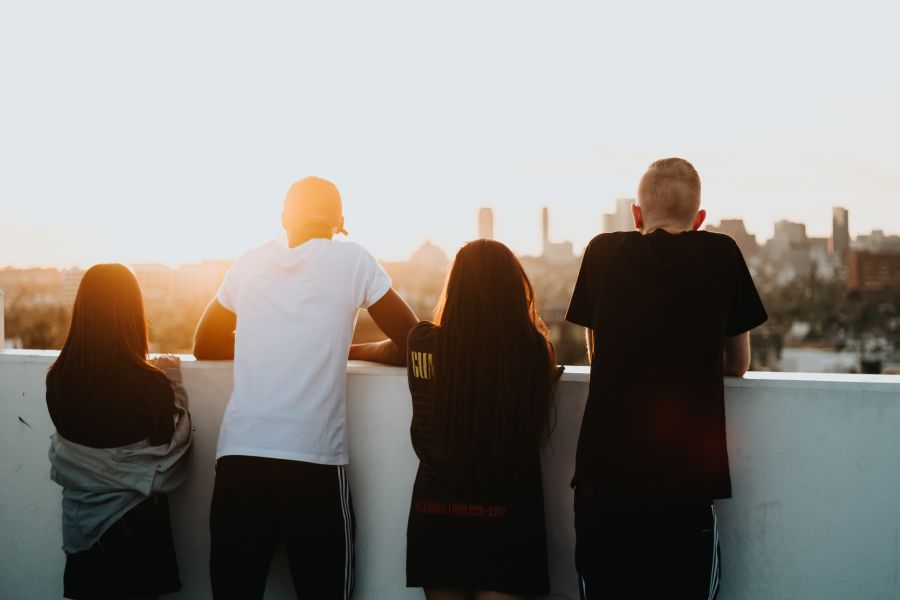 Youth Young  people,wallpaper,golden hour