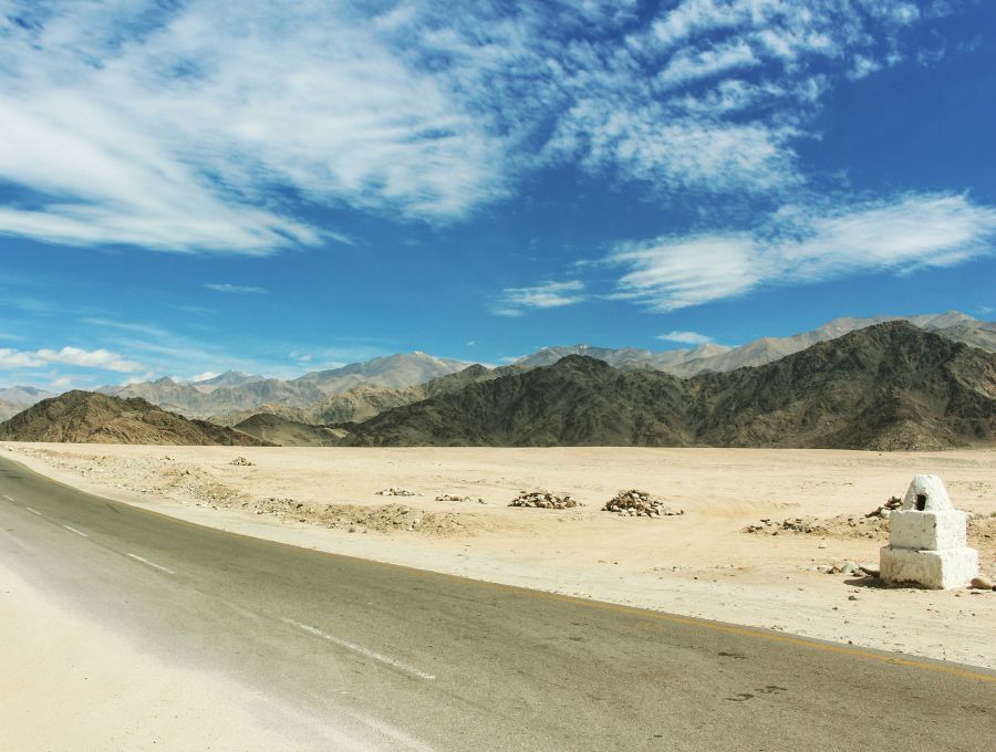 road Beautiful road in Ladakh 