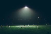 Coach Soccer Soccer at night football,sport,soccer