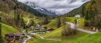 village Bavarian Alps 