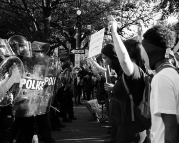 protest demonstration Black Lives Matter Protest in DC, 6/1/2020. 
(Instagram: @koshuphotography) 