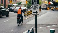 Delivery cyclists  new york,united states,bike