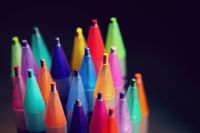 Diversity Colorful crayon pencils. pencils,lgbt,rainbow colors