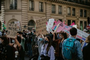 Students protest