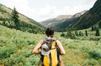 Mountain hiking Adventure in the mountains 