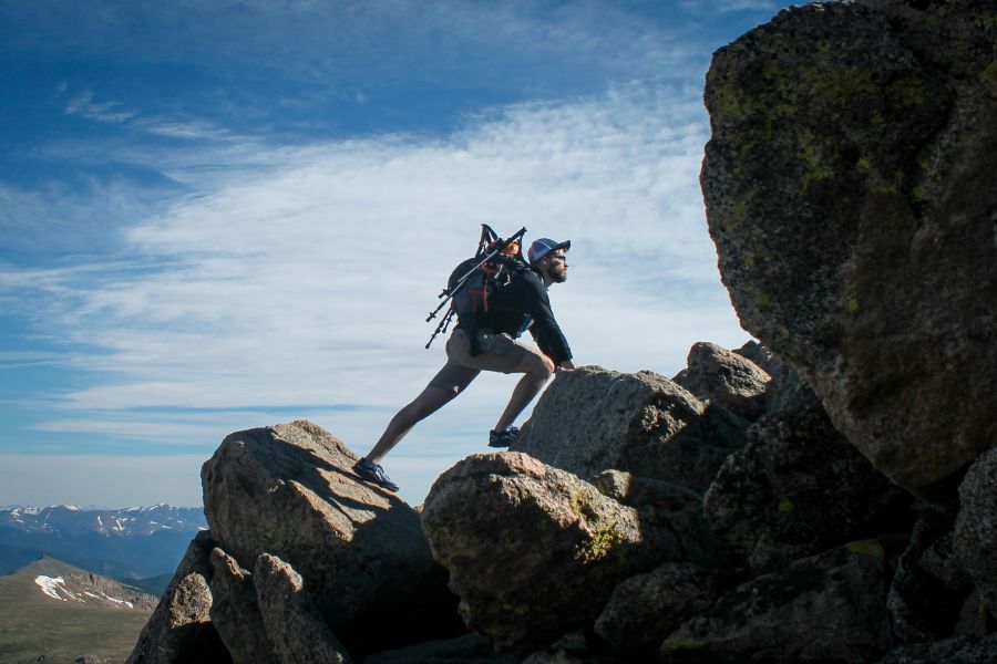 Mountain hiking  