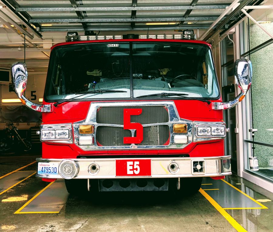 Fire Truck  united states,seattle,seattle fire station 5