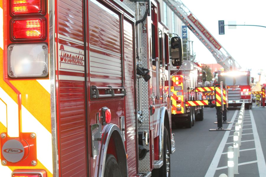 Fire department Fire Trucks usa,ca,san diego