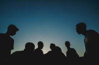 Group People in silhouette 