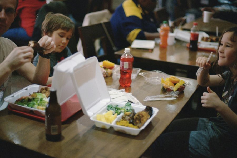 school cafeteria  