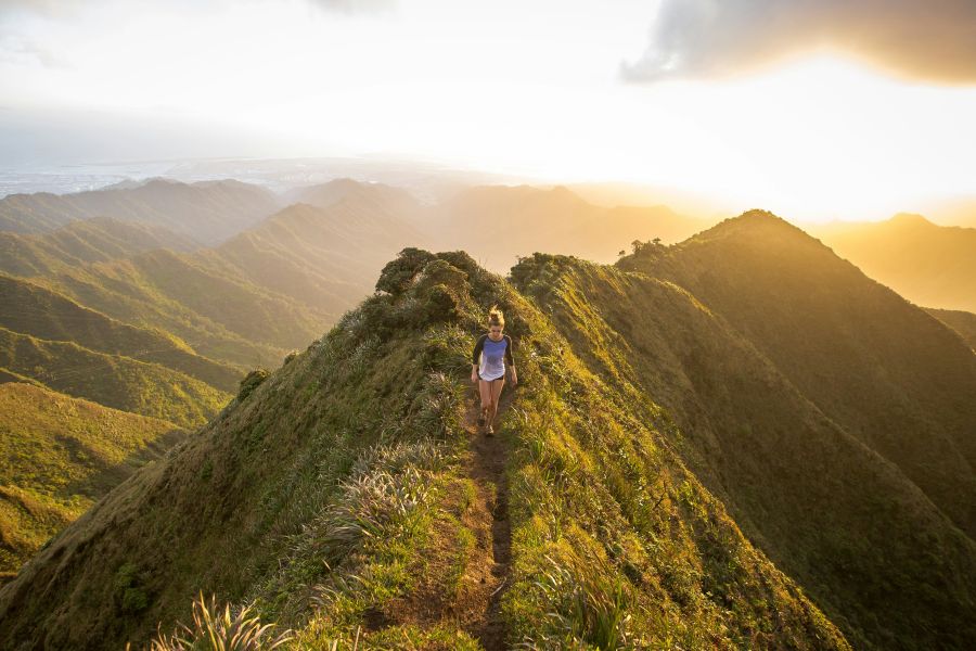 Hiking Mountain hiking sunset follow @kalenemsley on ig landscape,hiking,nature