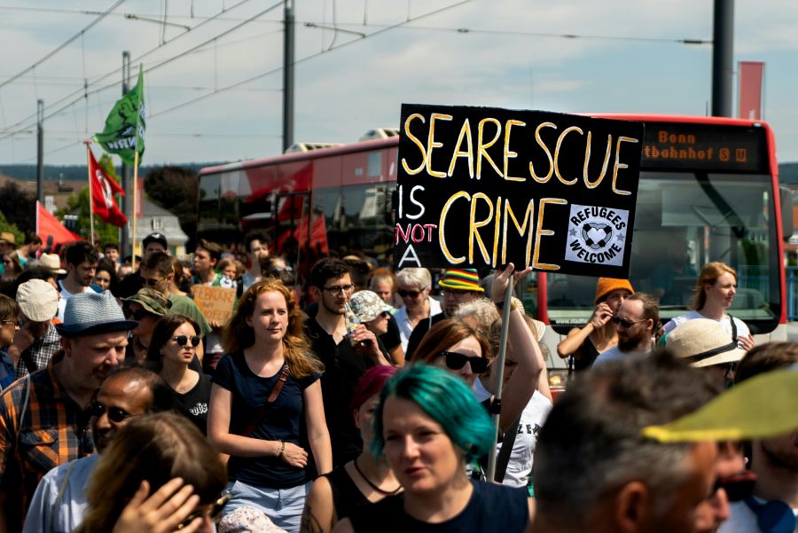 Migrants Sea Rescue is not a crime!  