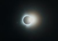 Sun Moon What a wild moment! Pulled over onto the side of the road, sky darkened, shutter clicking away, scant few seconds long, reminder of how frail life on earth is, and how much greater is the Creator of all. 