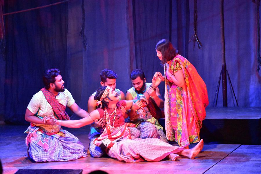 Opera Drama Emotive theatrical production at Shilapakala Academy captures the audience's attention, offering an intimate and powerful exploration of human emotions. 